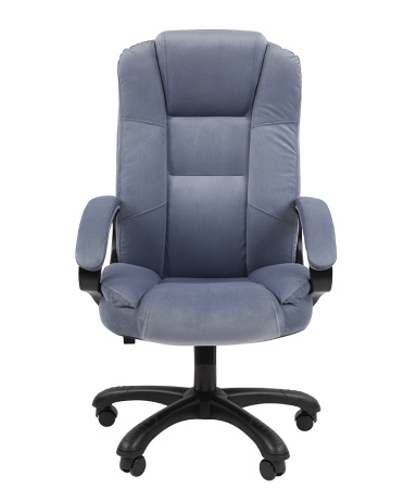 Кресло Chairman ДОМ 600 Ткань велюр T-71 голубой