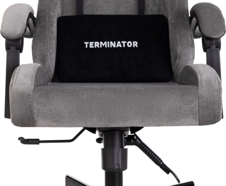 Кресло игровое Knight Terminator серый Light-19