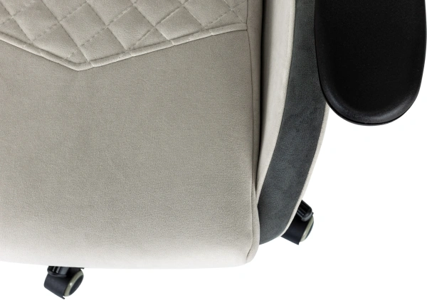 Кресло игровое Knight Королевский (Regal) Fabric светло-серый