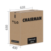 Кресло CHAIRMAN 575 сетка/ткань черный