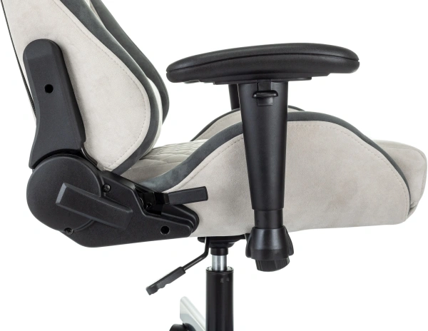 Кресло игровое Knight Королевский (Regal) Fabric светло-серый